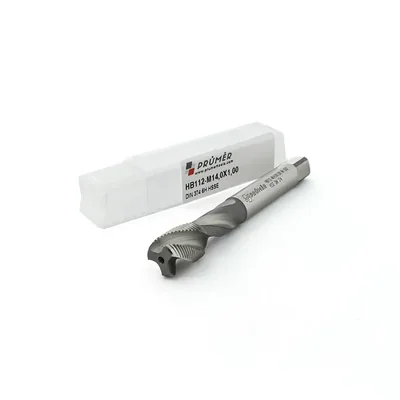 Macho máquina canal helicoidal hss-e 6h mf m14,0 x 1,00 din374 brilhante - hb112-m14,0x1,00 prumer