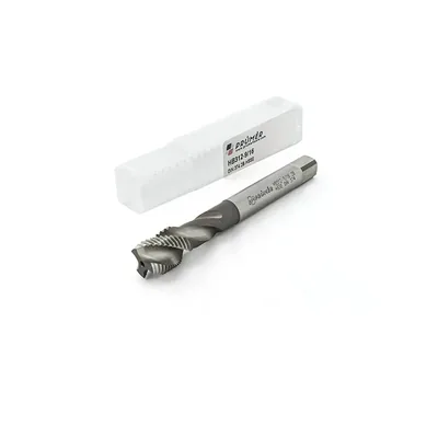 Macho máquina canal helicoidal hss-e 2b unf 9/16" x 18 tpi din374 brilhante - hb312-9/16" prumer