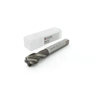 Macho máquina canal helicoidal hss-e g bsp 1/2" x 14 tpi din iso228 brilhante - hb412-1/2 prumer