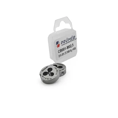 Cossinete hss iso6g m02,5 x 0,45 dinen 22 568 - cb001-m02,5 prumer