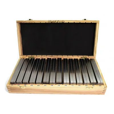 Jogo de 28 calços temperados e retificados 0,01mm 50hrc espessura de 10,0mm - viber