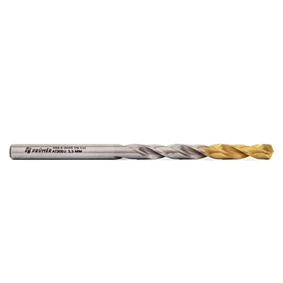 Broca hss-e m35 ø 05,50 x 093mm forma c ponta 135° cobertura tin din338 výkon - at300-0550 prumer