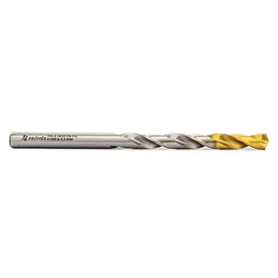 Broca hss-e m35 ø 06,30 x 101mm forma c ponta 135° cobertura tin din338 výkon - at300-0630 prumer