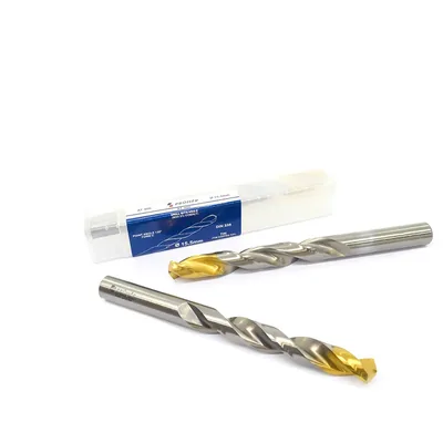 Broca hss-e m35 ø 15,50 x 178mm forma c ponta 135° cobertura tin din338 výkon - at300-1550 prumer