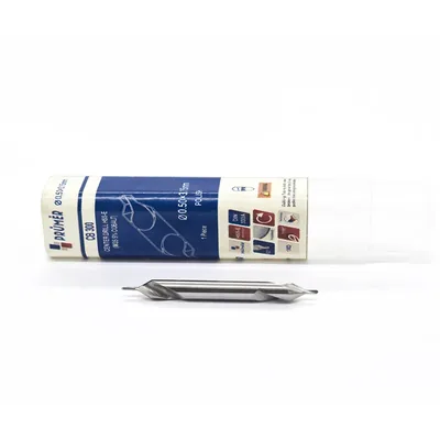 Broca de centro hss-e m35 ø 00,50 x 03,15mm din333a výkon - cb300-0050 prumer