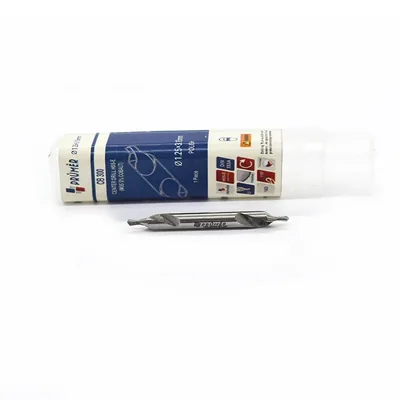 Broca de centro hss-e m35 ø 01,25 x 03,15mm din333a výkon - cb300-0125 prumer