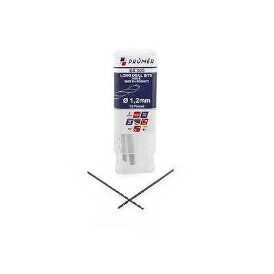 Broca hss-e m35 longa ø 01,20 x 065mm revenida a vapor din340 výkon - bx300-0120 prumer