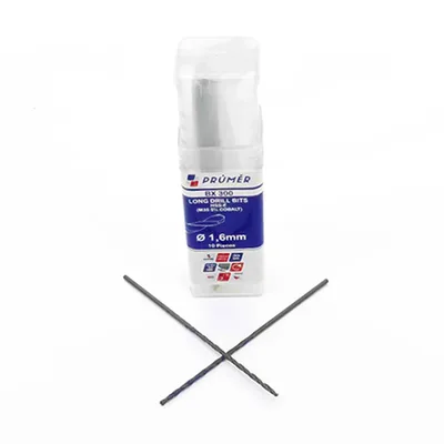 Broca hss-e m35 longa ø 01,60 x 076mm revenida a vapor din340 výkon - bx300-0160 prumer