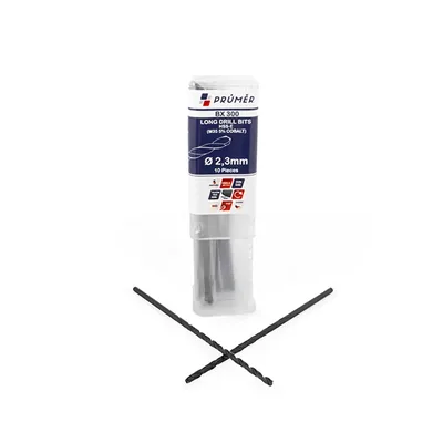Broca hss-e m35 longa ø 02,30 x 090mm revenida a vapor din340 výkon - bx300-0230 prumer