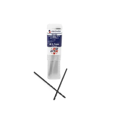 Broca hss-e m35 longa ø 02,70 x 100mm revenida a vapor din340 výkon - bx300-0270 prumer