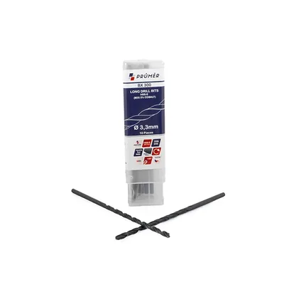 Broca hss-e m35 longa ø 03,30 x 106mm revenida a vapor din340 výkon - bx300-0330 prumer