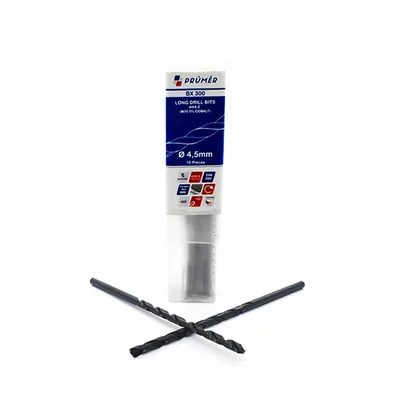 Broca hss-e m35 longa ø 04,50 x 126mm revenida a vapor din340 výkon - bx300-0450 prumer