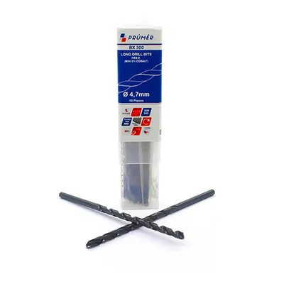Broca hss-e m35 longa ø 04,70 x 126mm revenida a vapor din340 výkon - bx300-0470 prumer