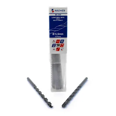 Broca hss-e m35 longa ø 05,50 x 139mm revenida a vapor din340 výkon - bx300-0550 prumer