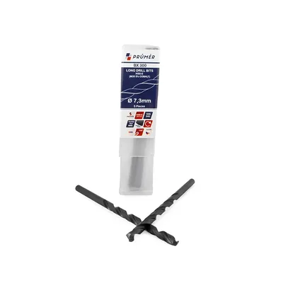 Broca hss-e m35 longa ø 07,30 x 156mm revenida a vapor din340 výkon - bx300-0730 prumer