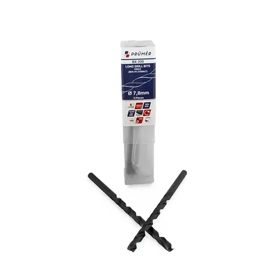 Broca hss-e m35 longa ø 07,80 x 165mm revenida a vapor din340 výkon - bx300-0780 prumer