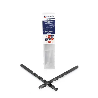 Broca hss-e m35 longa ø 09,20 x 175mm revenida a vapor din340 výkon - bx300-0920 prumer