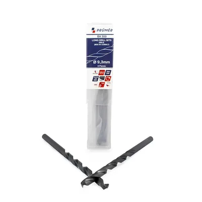 Broca hss-e m35 longa ø 09,30 x 175mm revenida a vapor din340 výkon - bx300-0930 prumer