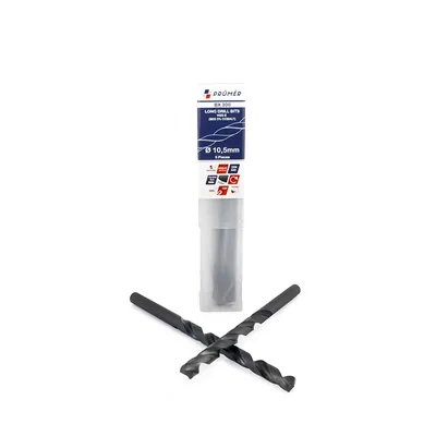 Broca hss-e m35 longa ø 10,50 x 184mm revenida a vapor din340 výkon - bx300-1050 prumer