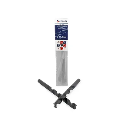 Broca hss-e m35 longa ø 11,50 x 195mm revenida a vapor din340 výkon - bx300-1150 prumer