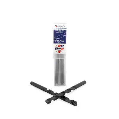 Broca hss-e m35 longa ø 11,70 x 195mm revenida a vapor din340 výkon - bx300-1170 prumer