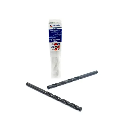 Broca hss-e m35 longa ø 12,00 x 205mm revenida a vapor din340 výkon - bx300-1200 prumer