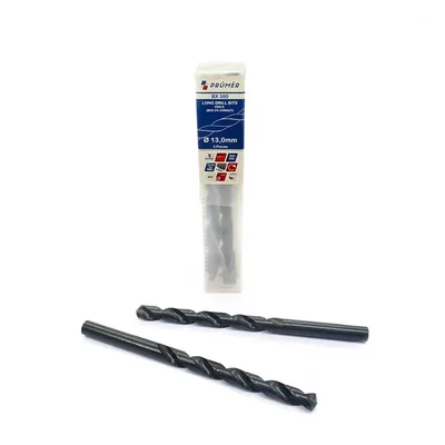 Broca hss-e m35 longa ø 13,00 x 205mm revenida a vapor din340 výkon - bx300-1300 prumer