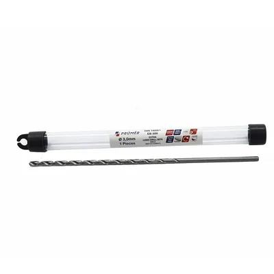 Broca hss-e m35 extra longa ø 03,00 x 150mm din1869/1 výkon - eb300-0300 prumer