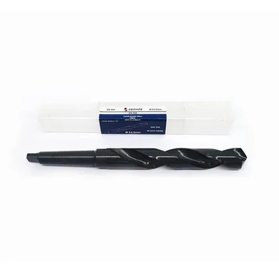 Broca hss-e m35 haste cônica cm2 ø 23,00 x 253mm revenida a vapor din345 výkon - dx300-2300 prumer