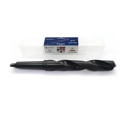 Broca hss-e m35 haste cônica cm3 ø 31,00 x 301mm revenida a vapor din345 výkon - dx300-3100 prumer