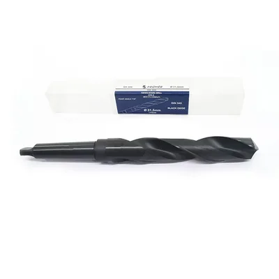 Broca hss-e m35 haste cônica cm3 ø 31,50 x 301mm revenida a vapor din345 výkon - dx300-3150 prumer