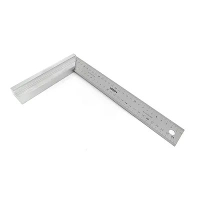 Esquadro com base de alumínio e régua graduada de aço inox 300 x 170mm - 2275 insize