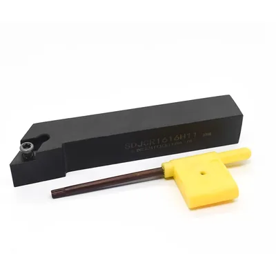 Suporte externo de torno sdjcr 1616 h11 para inserto dcmt 11 - dry cut