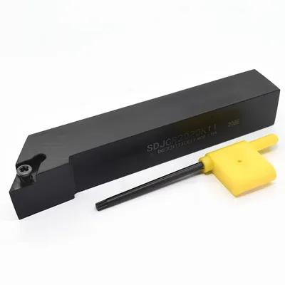 Suporte externo de torno sdjcr 2020 k11 para inserto dcmt 11 - dry cut