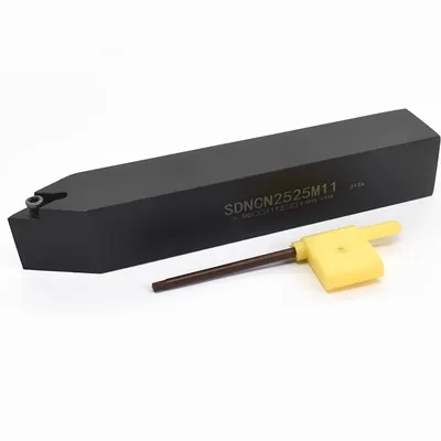 Suporte externo de torno sdncn 2525 m11 para inserto dcmt 11 - dry cut