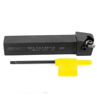 Suporte externo de rosca sel 1616 h16 para inserto 16ir - dry cut