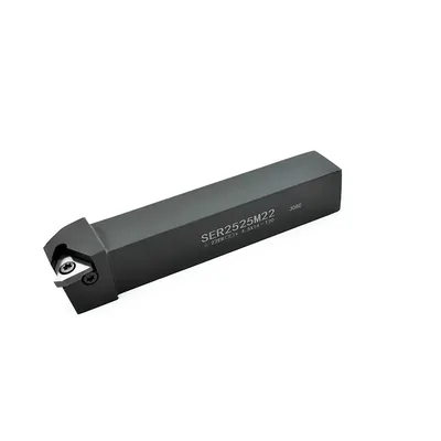 Suporte externo de rosca ser 2525 m22 para inserto 22er - dry cut