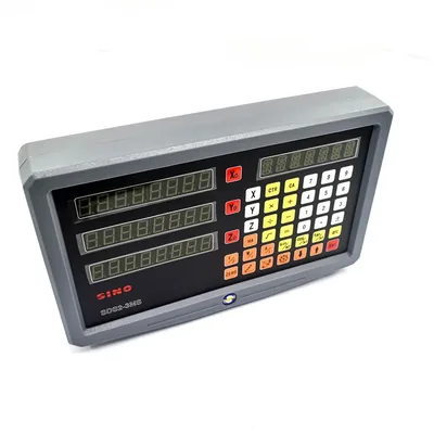 Painel indicador digital 3 eixos x, y e z para máquinas operatrizes fabricado em abs- sds3ms sino