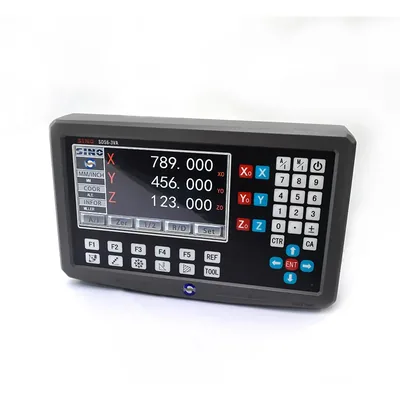 Painel indicador digital lcd 3 eixos x, y, z para máquinas operatrizes - sds6-3va sino