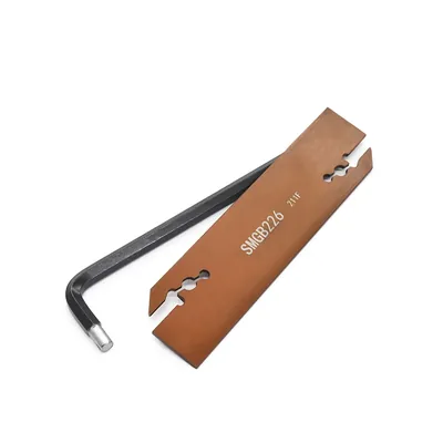 Lâmina porta bedame 26mm para inserto mgmn 2mm - mgeh-26-2 dry cut