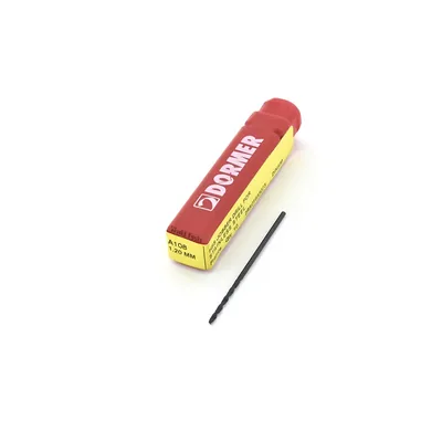 Broca hss ø 01,20 x 038mm para aço inox revenida a vapor din338 - a108 dormer