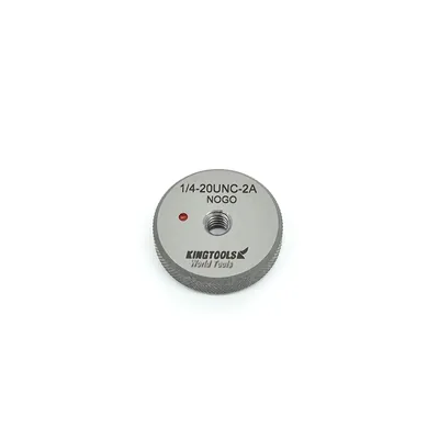 Anel calibrador de rosca não passa 2a unc 1/4" x 20 tpi - anp 1/4-20 king tools