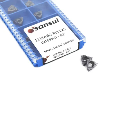 Inserto para rosca interna 60 graus - 11ira60 ri1125 - sansui