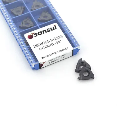 Inserto para rosca externa 55 graus - 16erg55 ri1125 - sansui