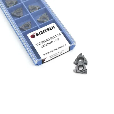 Inserto para rosca externa 60 graus - 16erg60 ri1125 - sansui