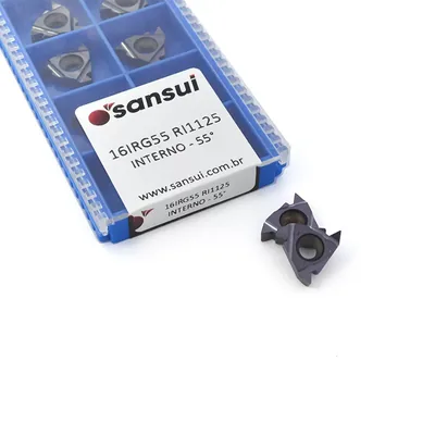 Inserto para rosca interna 55 graus - 16irg55 ri1125 - sansui