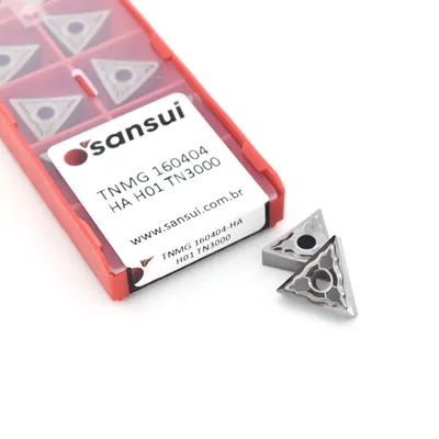 Inserto para torneamento tnmg 160404-ha h01 tn3000 - sansui