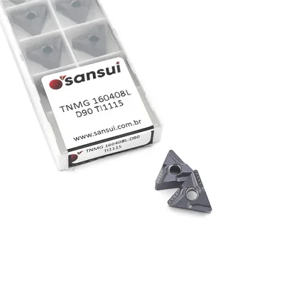 Inserto para torneamento tnmg 160408l-d90 tp1115 - sansui