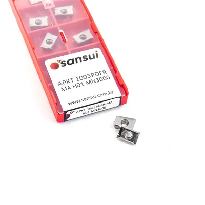 Inserto para fresamento apkt 1003pdfr-ma h01 mn3000 - sansui