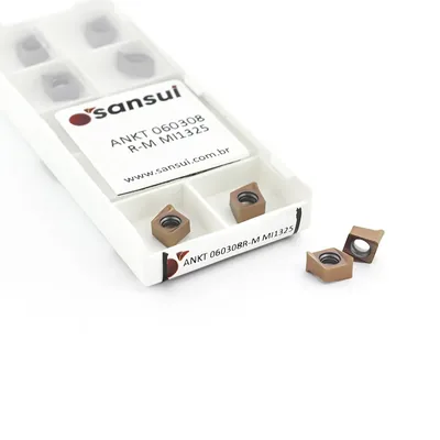 Inserto para fresamento ankt 060308 r-m mi1325 - sansui